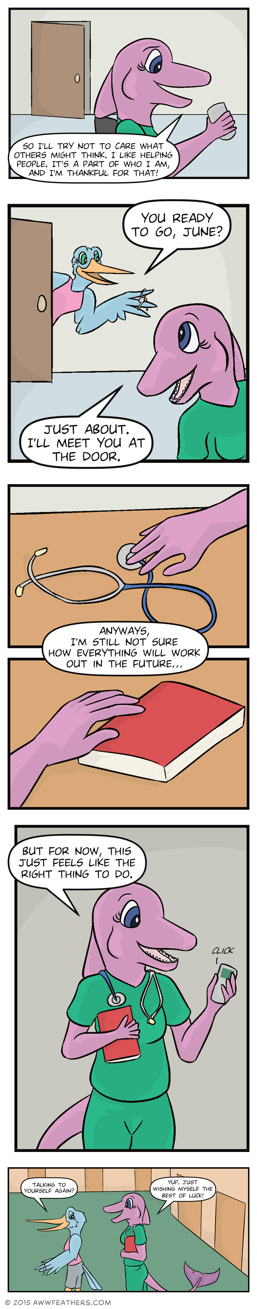 Comic page: Major Decision 7