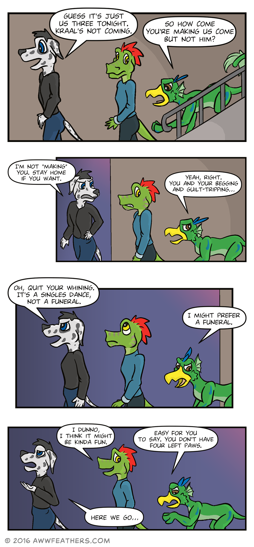 Comic page: Night Out 2