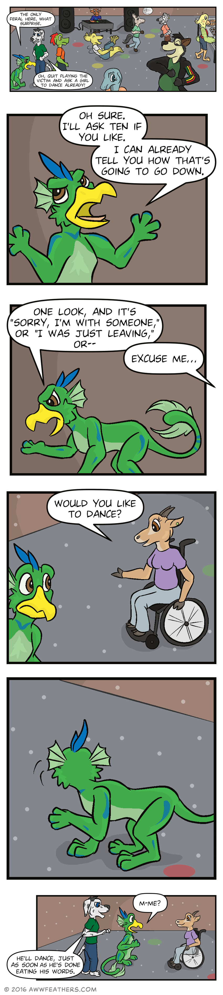 Comic page: Night Out 3